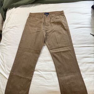 BDG Tan Corduroy Straight-Leg Pants